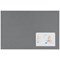 Bi-Office Unframed Noticeboard, 875x575mm, Grey