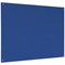 Bi-Office Unframed Noticeboard, 875x575mm, Blue