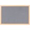 Bi-Office Earth Prime Felt Noticeboard, Oak MDF Frame, 2400x1200mm, Grey