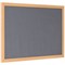 Bi-Office Earth Prime Felt Noticeboard, Oak MDF Frame, 2400x1200mm, Grey