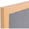 Bi-Office Earth Prime Felt Noticeboard, Oak MDF Frame, 2400x1200mm, Grey