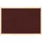 Bi-Office Earth Executive Felt Noticeboard, Oak MDF Frame, 900x600mm, Burgundy