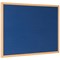 Bi-Office Earth Executive Felt Noticeboard, Oak MDF Frame, 1800x1200mm, Blue