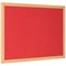 Bi-Office Earth Prime Felt Noticeboard, Oak MDF Frame, 1800x1200mm, Red