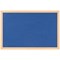 Bi-Office Earth Prime Felt Noticeboard, Oak MDF Frame, 2400x1200mm, Blue