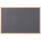 Bi-Office Earth Executive Felt Noticeboard, Oak MDF Frame, 1800x1200mm, Grey