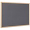 Bi-Office Earth Executive Felt Noticeboard, Oak MDF Frame, 1800x1200mm, Grey