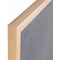 Bi-Office Earth Executive Felt Noticeboard, Oak MDF Frame, 1800x1200mm, Grey