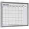 Bi-Office Magnetic Monthly Planner Whiteboard, Grey Frame, 600x400mm