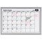 Bi-Office Magnetic Monthly Planner Whiteboard, Grey Frame, 600x400mm