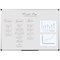 Bi-Office Maya Lacquered Steel Magnetic Whiteboard, 1500x1200mm