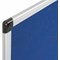 Bi-Office Showboard, 3 Panel+Header Boards, 900x600mm, Blue