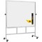 Bi-Office Revolver Plus Mobile Magnetic Whiteboard, 1200x1200mm