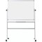 Bi-Office Mobile Revolving Enamel Magnetic Whiteboard, 1500x1200mm