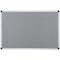 Bi-Office Maya Fire Retardant Noticeboard, Aluminium Frame, 900x600mm, Grey