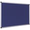 Bi-Office Maya Fire Retardant Noticeboard, Aluminium Frame, 1500x1200mm, Blue