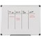 Bi-Office Maya Drywipe Double-Sided Board, Plain/Gridded, 900x600mm