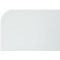 Bi-Office Lago Magnetic Frameless Glass Board, 900x600mm, White