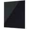 Bi-Office Magnetic Frameless Glass Board, 480x480mm, Black