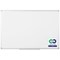 Bi-Office Earth Maya Lacquered Steel Magnetic Whiteboard, Aluminium Frame, 900x600mm