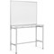 Bi-Office Industrial Desk Magnetic Whiteboard, 1200x900mm