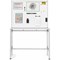 Bi-Office Industrial Desk Magnetic Whiteboard, 1200x900mm