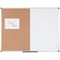 Bi-Office Maya Cork and Drywipe Combination Board, 1200x900mm, Aluminium Frame