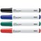 Bi-Office Drywipe Markers, Assorted Colours, Pack of 4