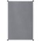 Bi-Office New Generation A9 Felt Noticeboard, 1200x1200mm, Grey