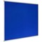 Bi-Office Earth Maya Felt Noticeboard, Aluminium Frame 1800x1200mm, Blue