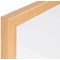 Bi-Office Earth Prime Non-Magnetic Whiteboard, Oak MDF Frame, 1200x900mm