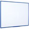 Bi-Office Maya Double Sided Non-Magnetic Gridded Whiteboard, Blue Frame, 900x600mm