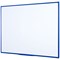 Bi-Office Maya Double Sided Non-Magnetic Gridded Whiteboard, Blue Frame, 900x600mm