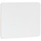 Bi-Office Frameless Non-Magnetic Double Sided Plain Whiteboard, A4, Pack of 6