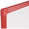 Bi-Office Maya Double Sided Non-Magnetic Gridded Whiteboard, Red Frame, 2400x1200mm