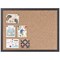 Bi-Office Essentials Techcork Noticeboard, 600x450mm, Black Wooden Frame