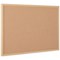 Bi-Office Earth Executive Cork Noticeboard, 600x450mm, Oak MDF Frame