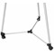 Bi-Office Earth Kyoto Mobile Non-Magnetic Easel, With Paper Roll, With Extendable Arms, Silver