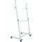 Bi-Office Ultimate Grey Mobile Board Structure, 80 Degree Angle,770x1510mm