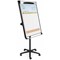 Bi-Office Mastervision Magnetic Mobile Easel, 70x100cm, Black