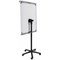 Bi-Office Classic Magnetic Mobile Easel, 70x100cm, Black/Grey