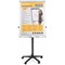 Bi-Office Classic Magnetic Mobile Easel, 70x100cm, Black/Grey