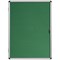 Bi-Office Enclore Green Felt Noticeboard Display Case, 15xA4, Aluminium Frame