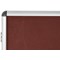 Bi-Office Enclore Burgundy Felt Noticeboard Display Case, 9xA4, Aluminium Frame