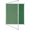 Bi-Office Enclore Green Felt Notice Board Display Case, 20xA4, Aluminium Frame