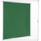 Bi-Office Enclore Green Felt Notice Board Display Case, 20xA4, Aluminium Frame