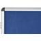 Bi-Office Enclore Blue Felt Notice Board Display Case, 20xA4, Aluminium Frame