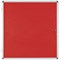 Bi-Office Enclore Red Felt Notice Board Display Case, 12xA4, Aluminium Frame