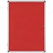 Bi-Office Enclore Red Felt Noticeboard Display Case, 9xA4, Aluminium Frame