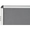 Bi-Office Enclore Grey Felt Notice Board Display Case, 12xA4, Aluminium Frame